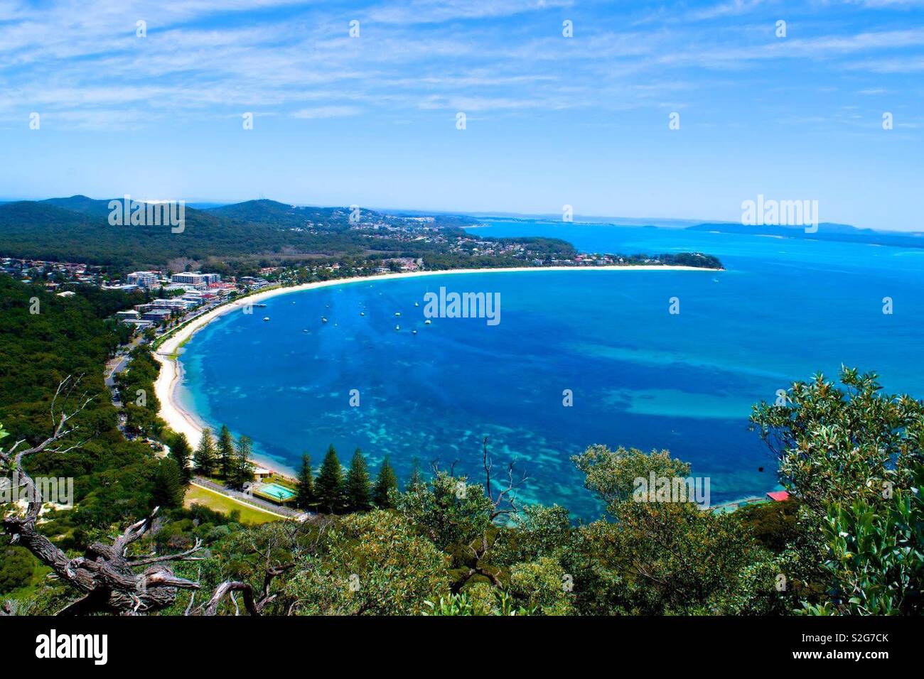 La Shoal Bay, Australia NSW Foto Stock