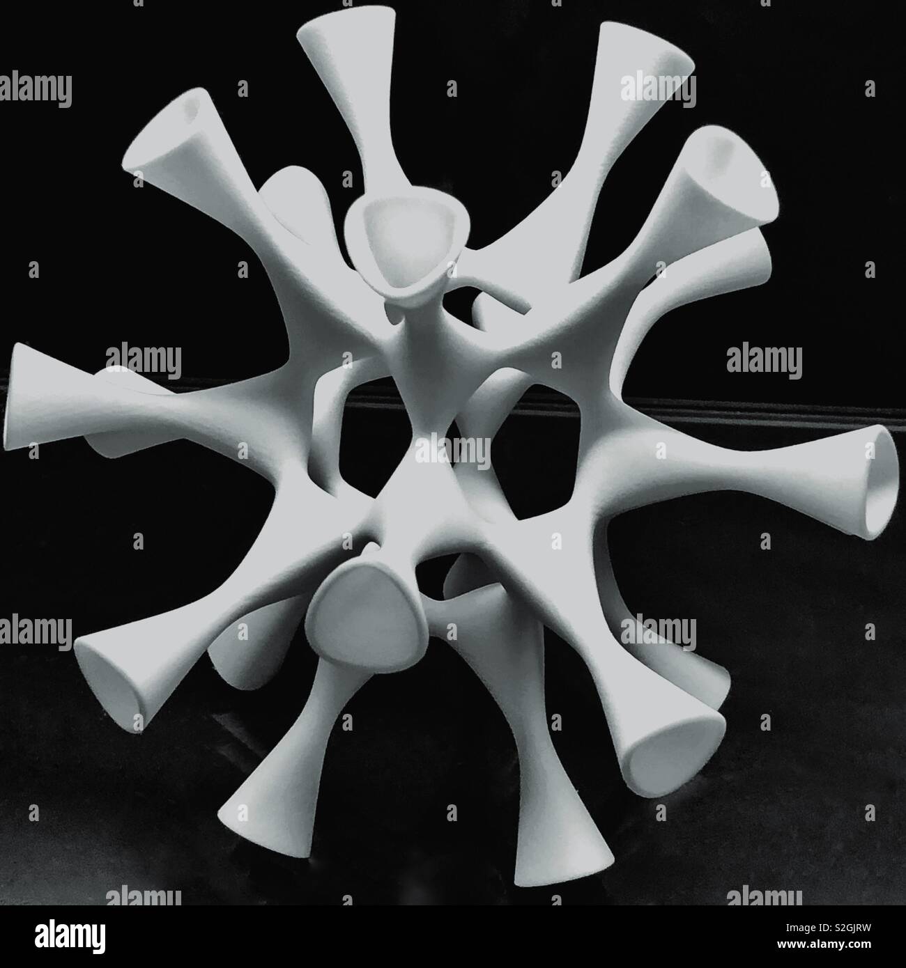 3-D modello stampato di dimensione spaziale Foto Stock