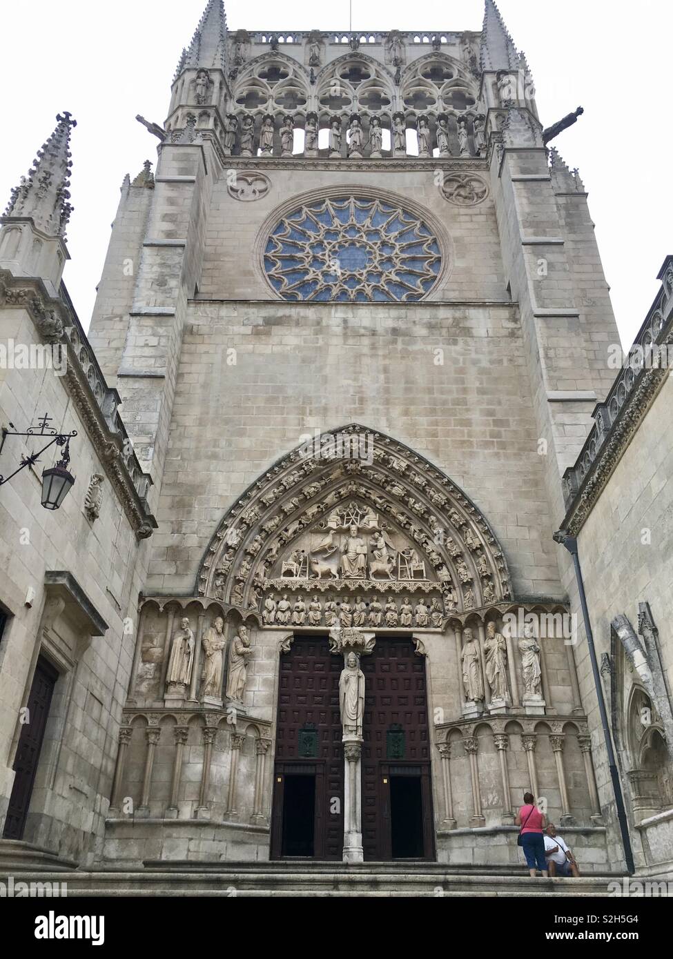 La Cattedrale di Burgos, Spagna Foto Stock