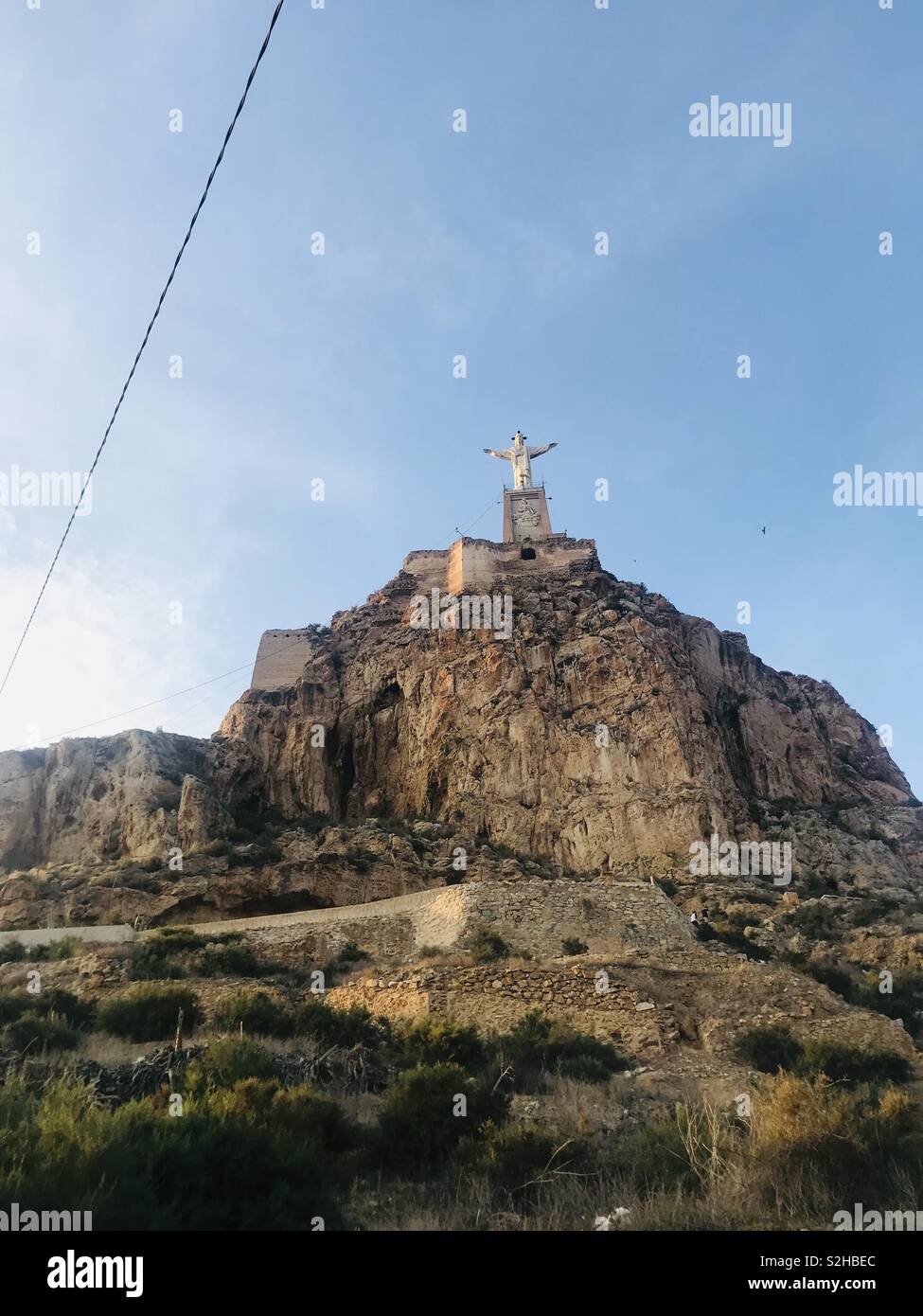 Castillo de Monteagudo a Murcia, Spagna Foto Stock