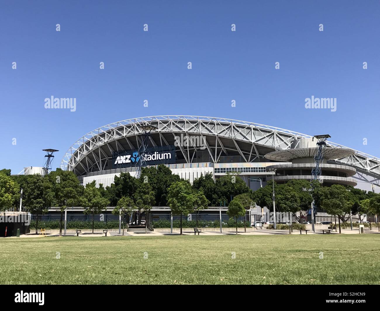 Lo stadio ANZ al Parco Olimpico di Sydney, Australia Foto Stock