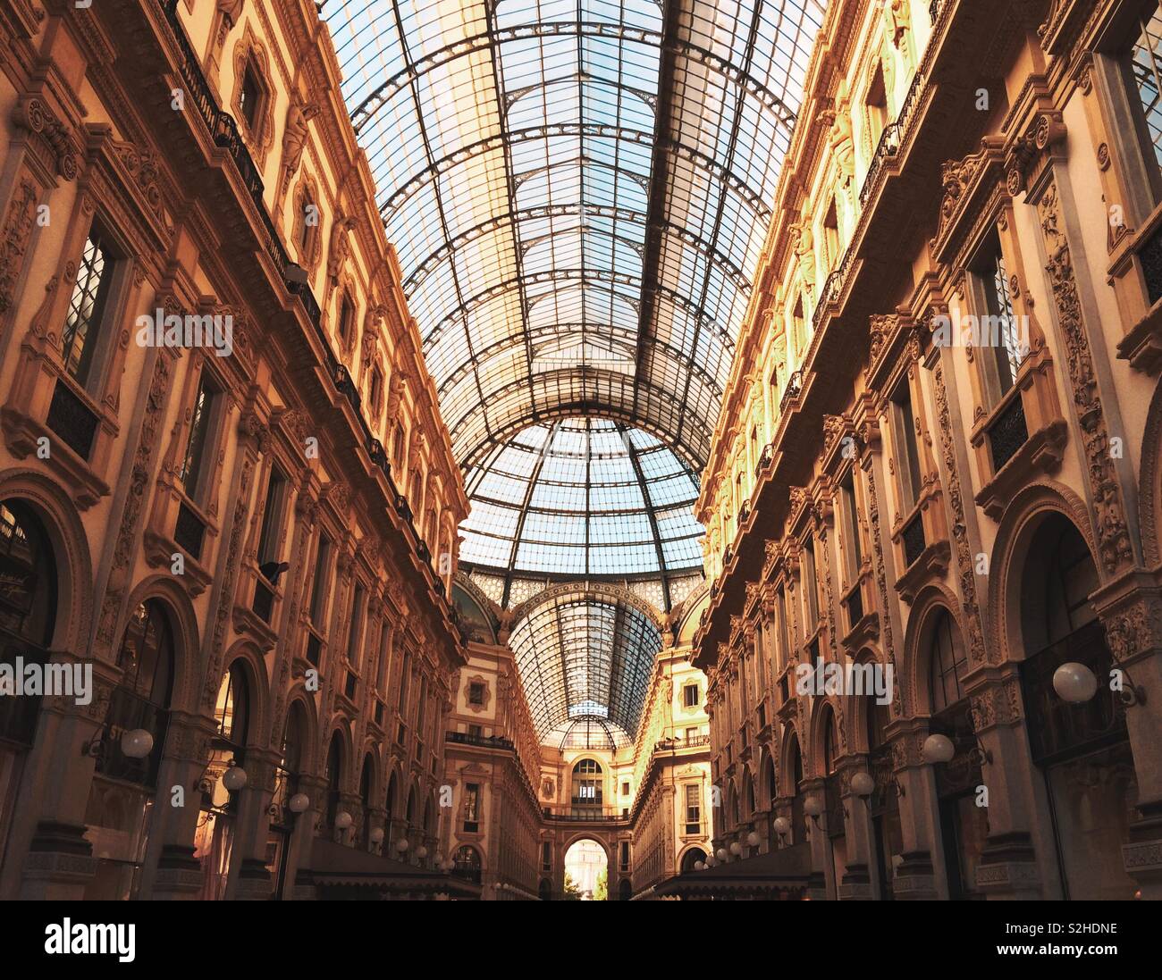 Galleria Vittorio Emanuele, Milano, Italia Foto Stock