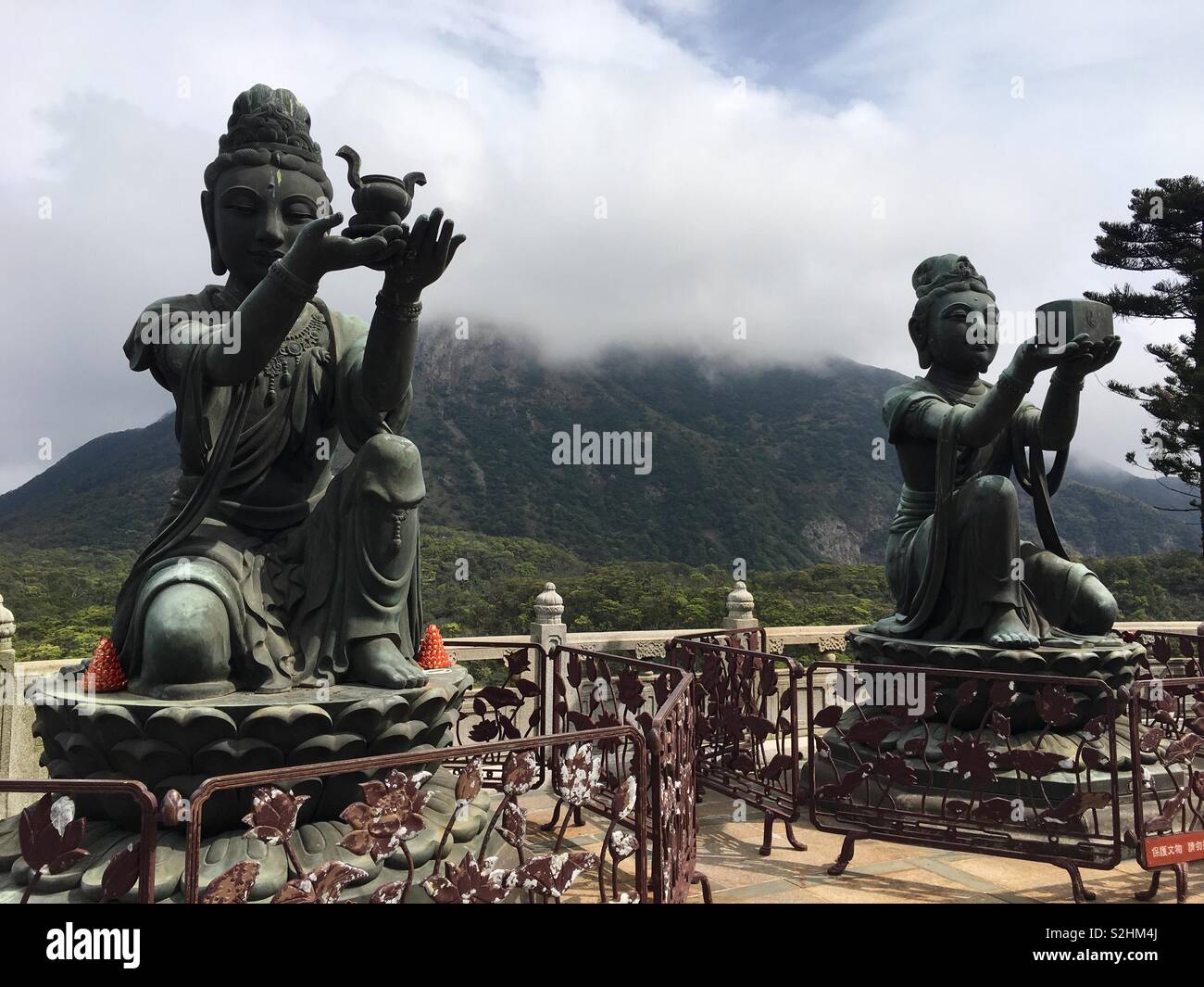 Budda a Hong Kong Foto Stock