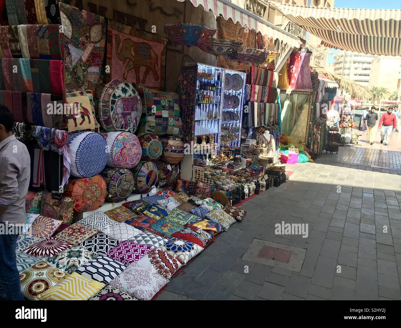 Il vecchio souk di Dubai Foto Stock