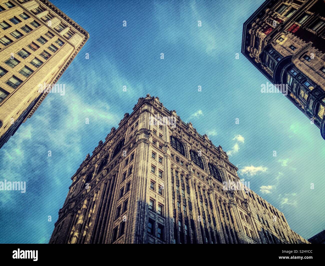 95 Madison Ave., Emmett edificio è un punto di riferimento in nomad, NYC, STATI UNITI D'AMERICA - Immagine stock catturata con smartphone