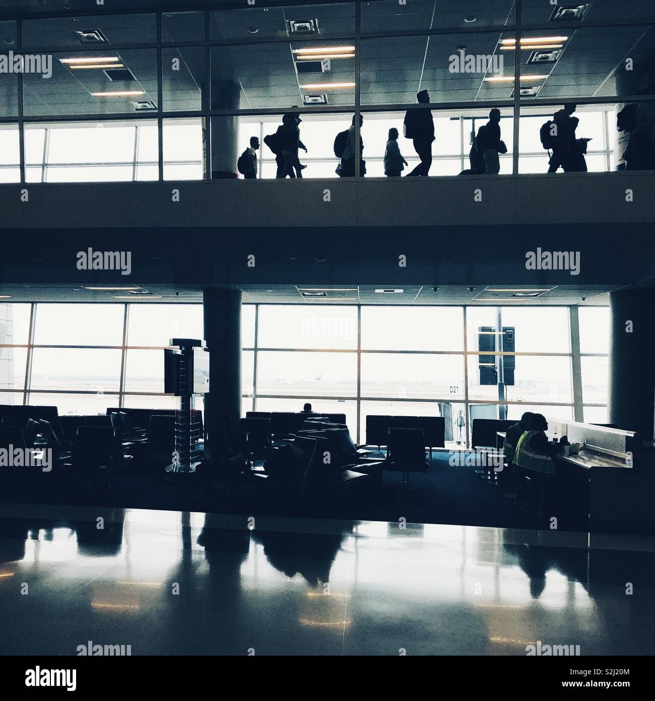 Gli aeroporti di infinite Foto Stock