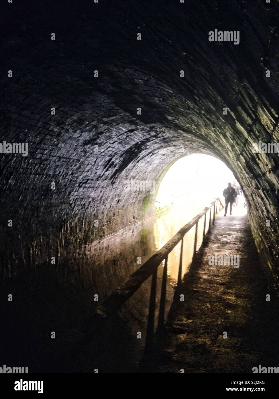 Shropshire Union Canal . Tunnel. U.K. Foto Stock