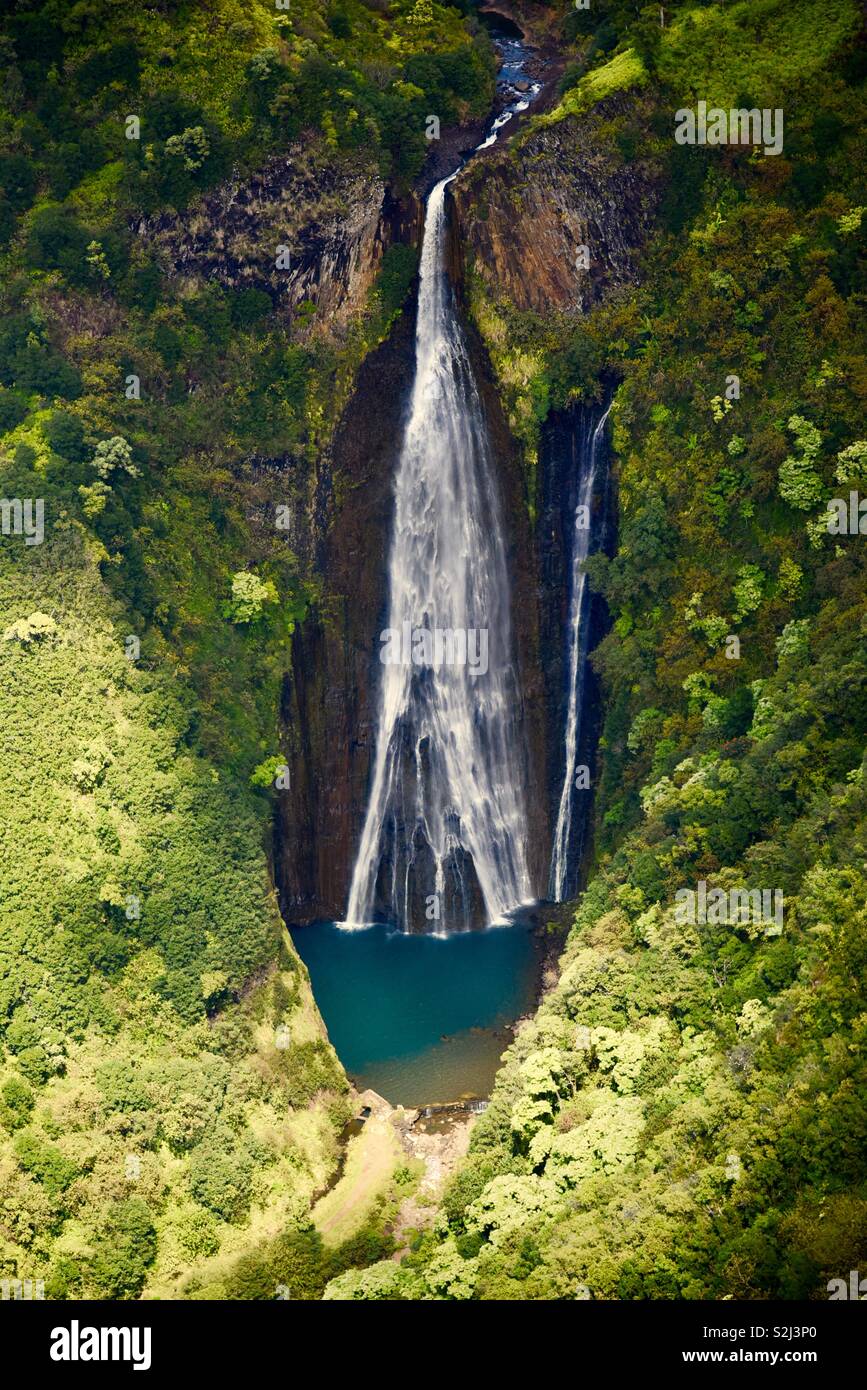 Jurassic Park cascata Foto Stock