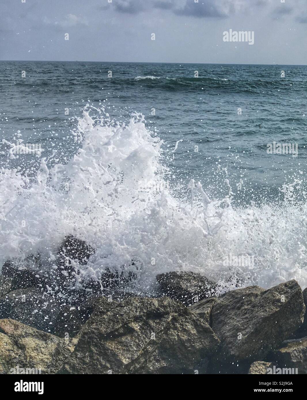 la vita è una spiaggia Foto Stock