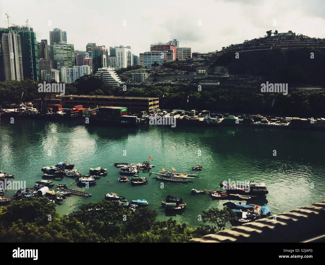 Hong Kong paesaggio. Foto Stock