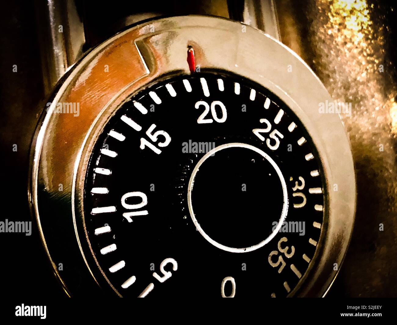 Serratura a combinazione Foto Stock