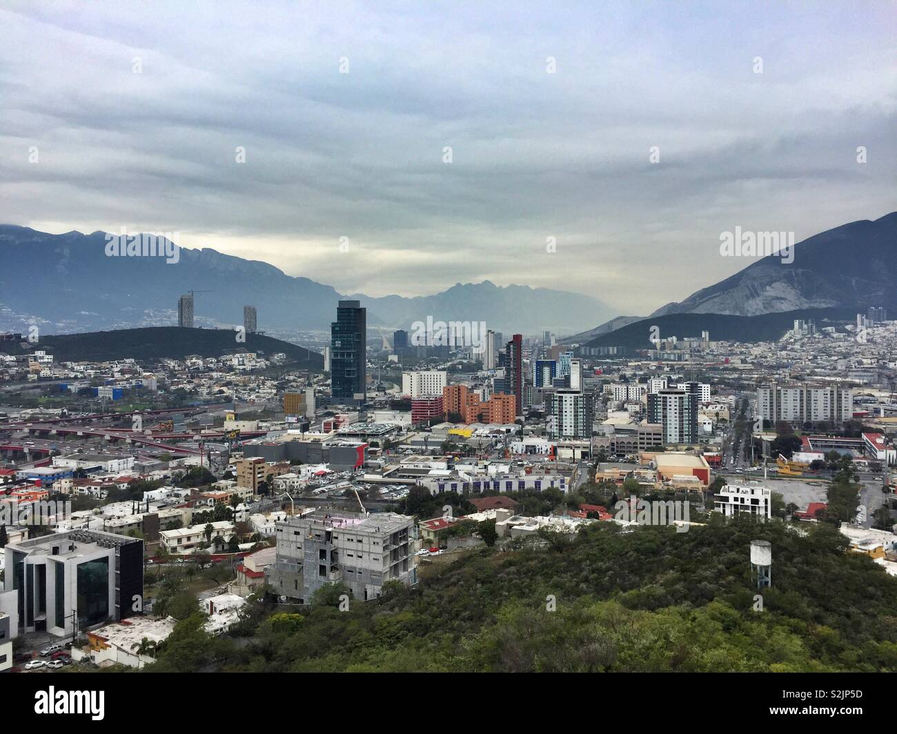 La città di Monterrey, Messico Foto Stock