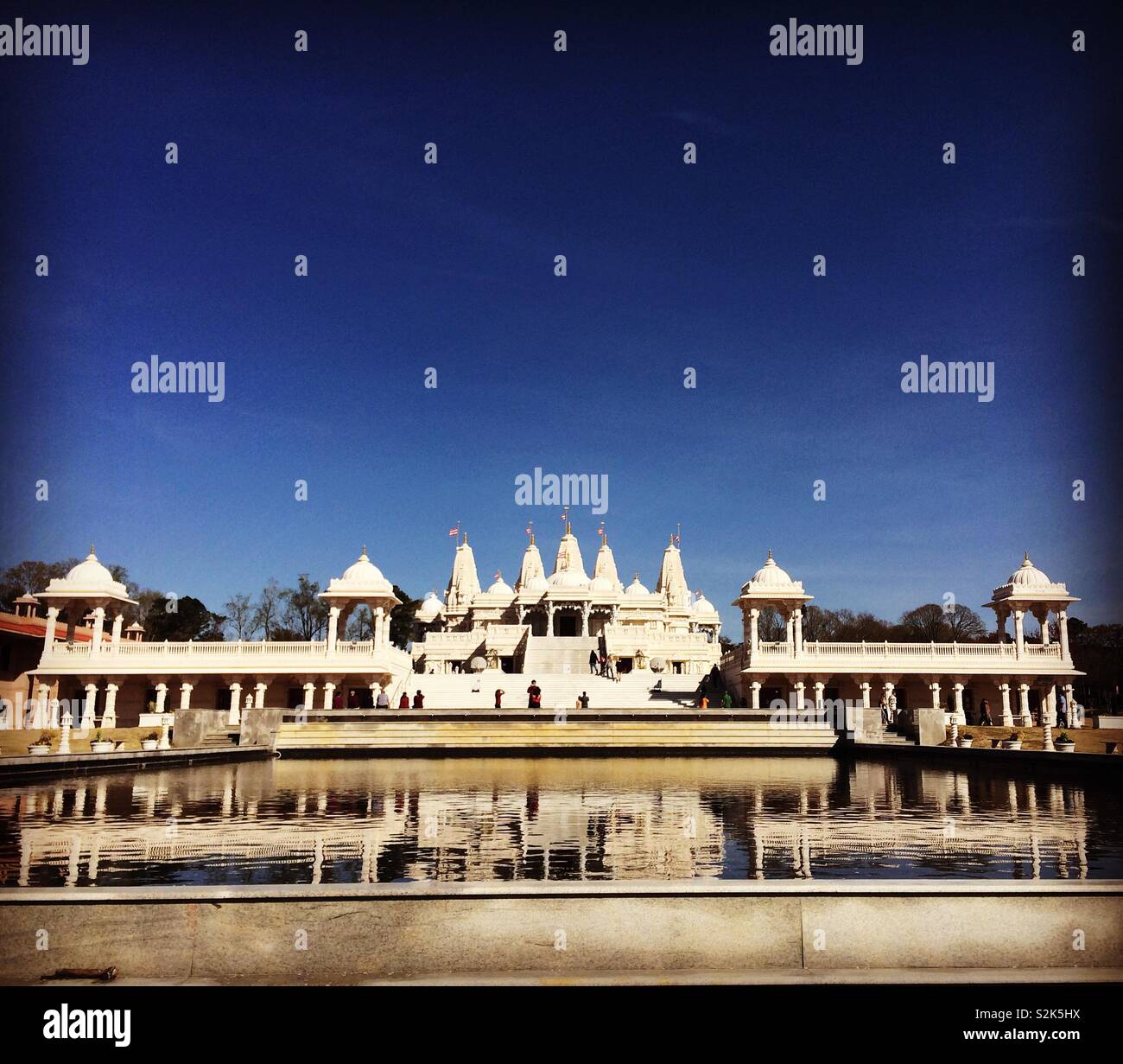 BAPS Shri Swaminarayan Mandir, Lilburn, Georgia, Stati Uniti Foto Stock