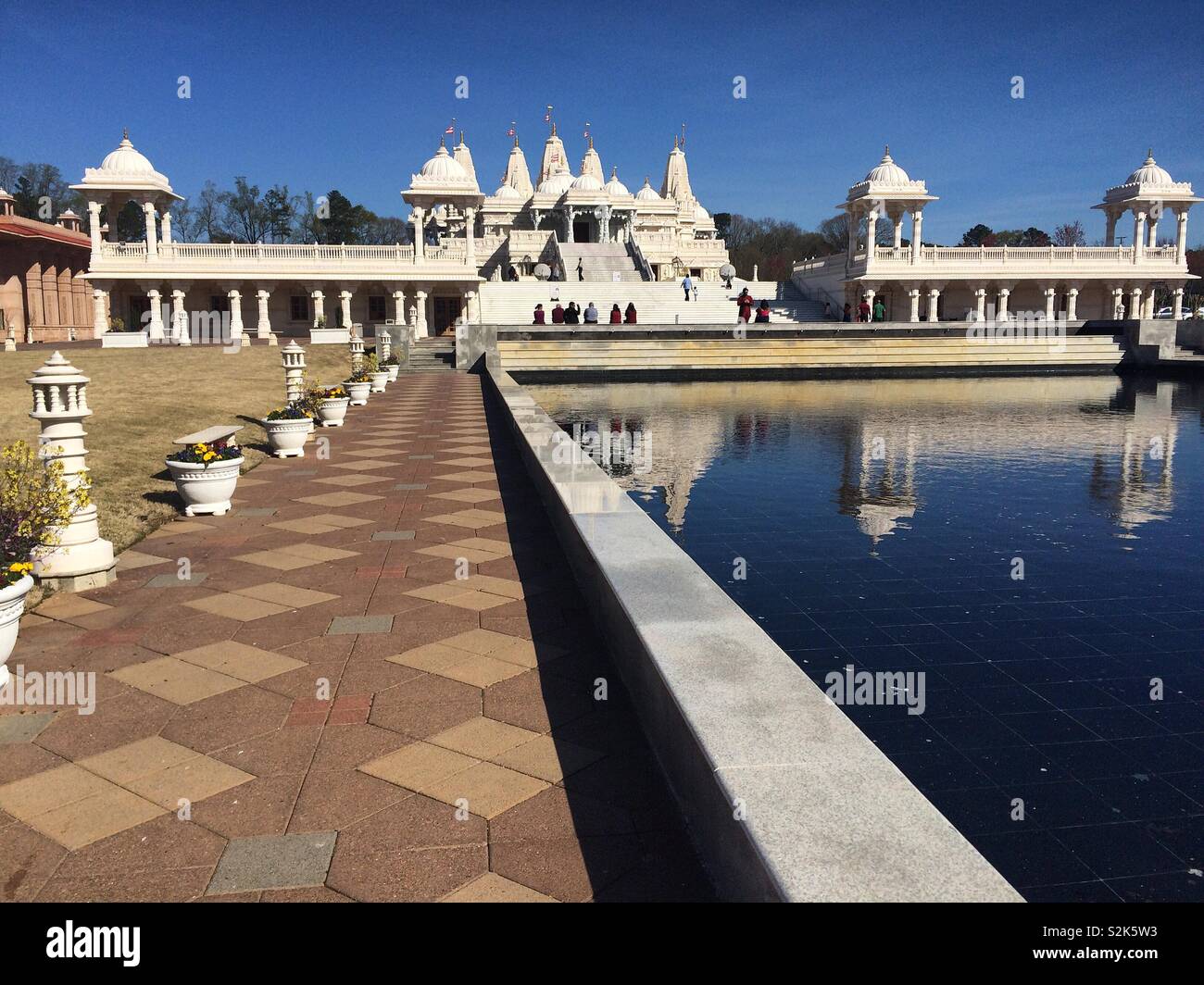 BAPS Shri Swaminarayan Mandir, Lilburn, Georgia, Stati Uniti Foto Stock