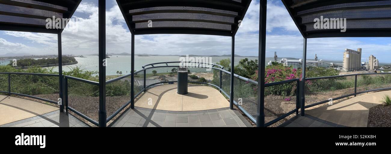 Auckland Point Lookout, Gladstone, Queensland, Australia Foto Stock