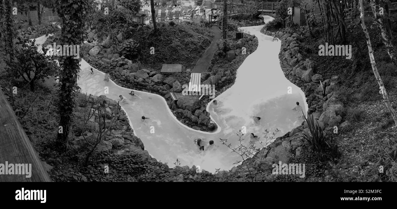 The Rapids al Center Parcs Longleat, Wiltshire, Inghilterra. Foto Stock