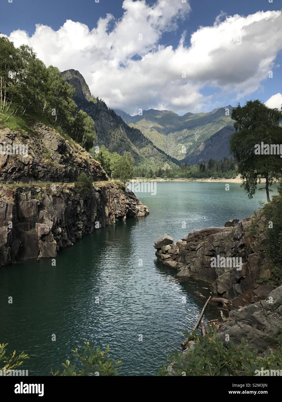 Italiano lago di montagna Foto Stock