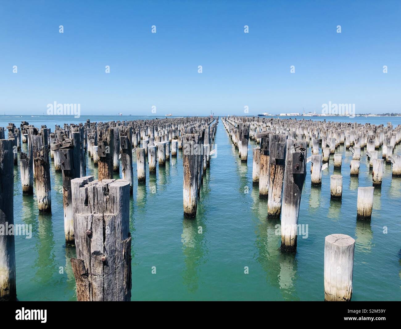 Princes Pier, Port Melbourne, Australia Foto Stock