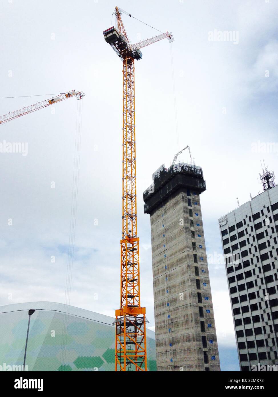 Skyline di Leeds - Immagine stock catturata con smartphone