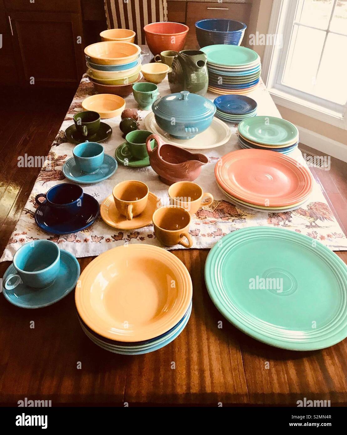 Nonna Fiestaware Vintage Foto Stock