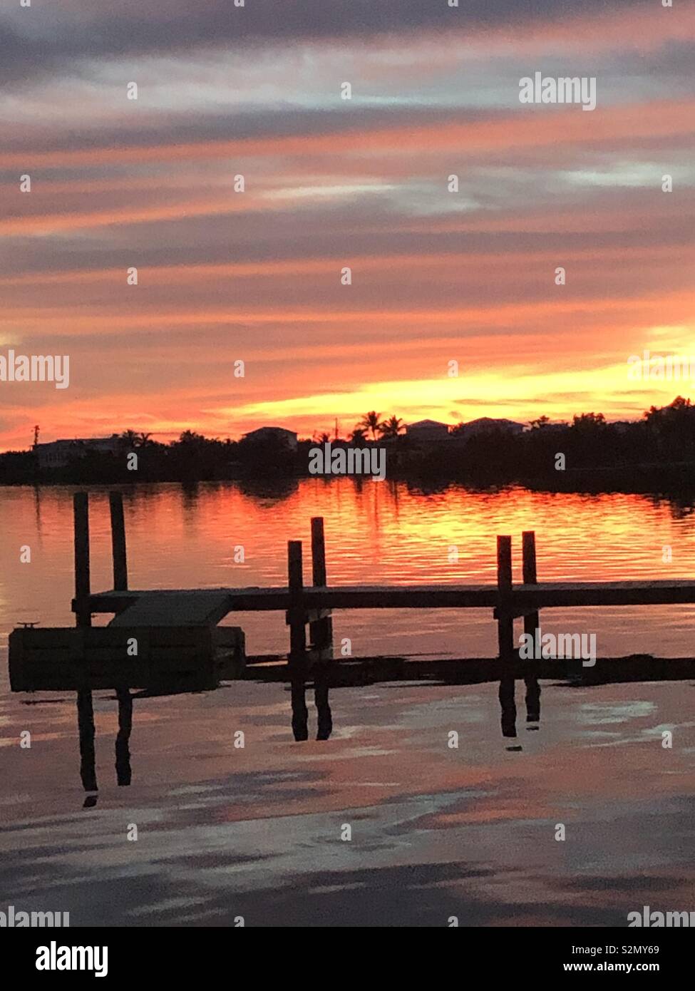 Florida Keys tramonto inizio notte 3 Foto Stock