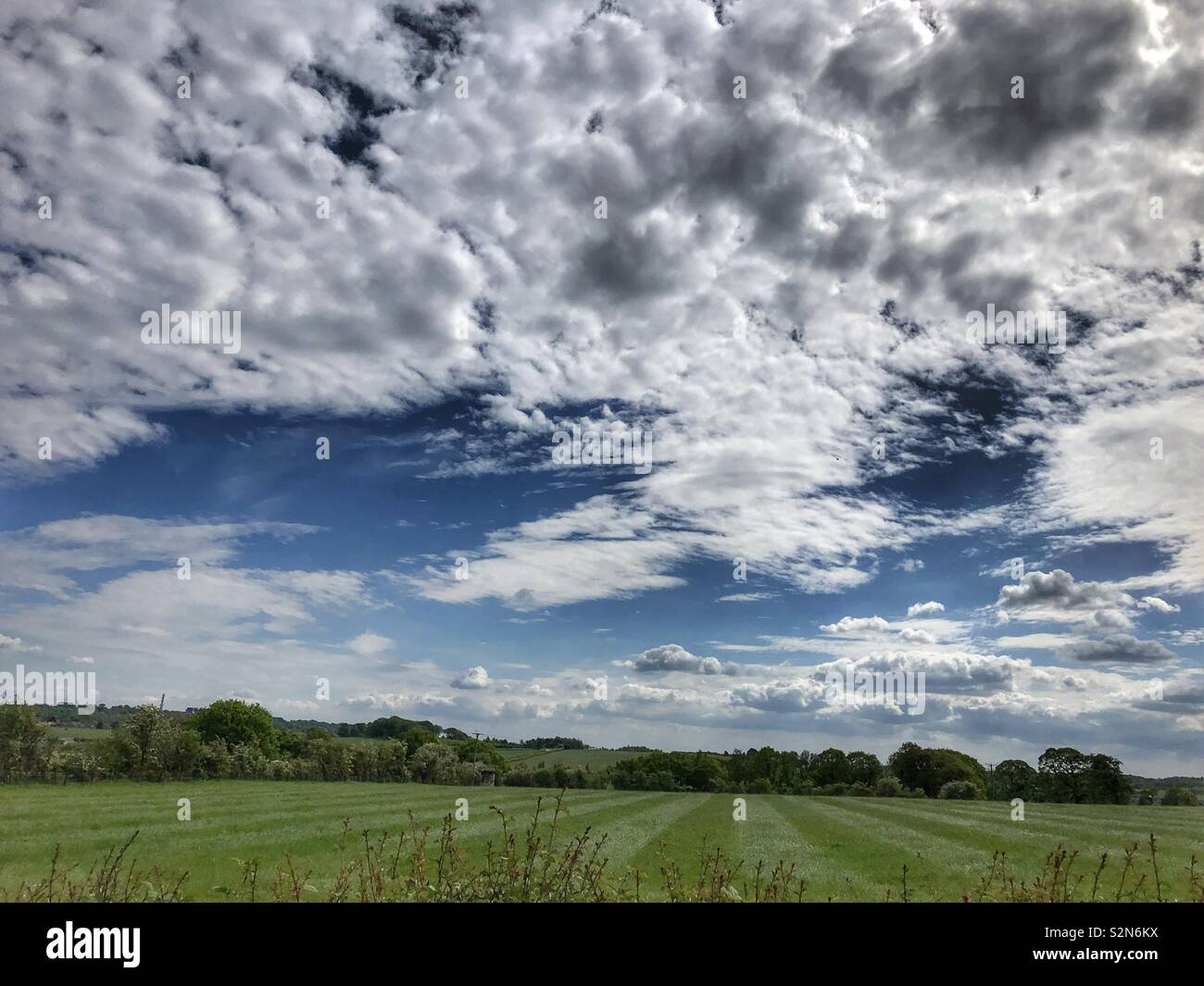 Bel pomeriggio a Bramhope West Yorkshire Regno Unito Meteo Foto Stock