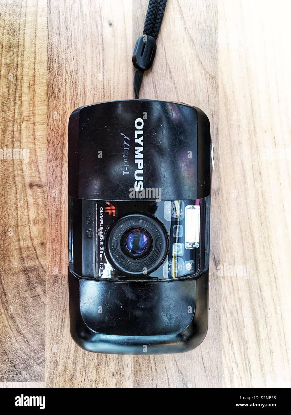 Olympus Mju-1 compact 35mm fotocamera a pellicola Foto Stock