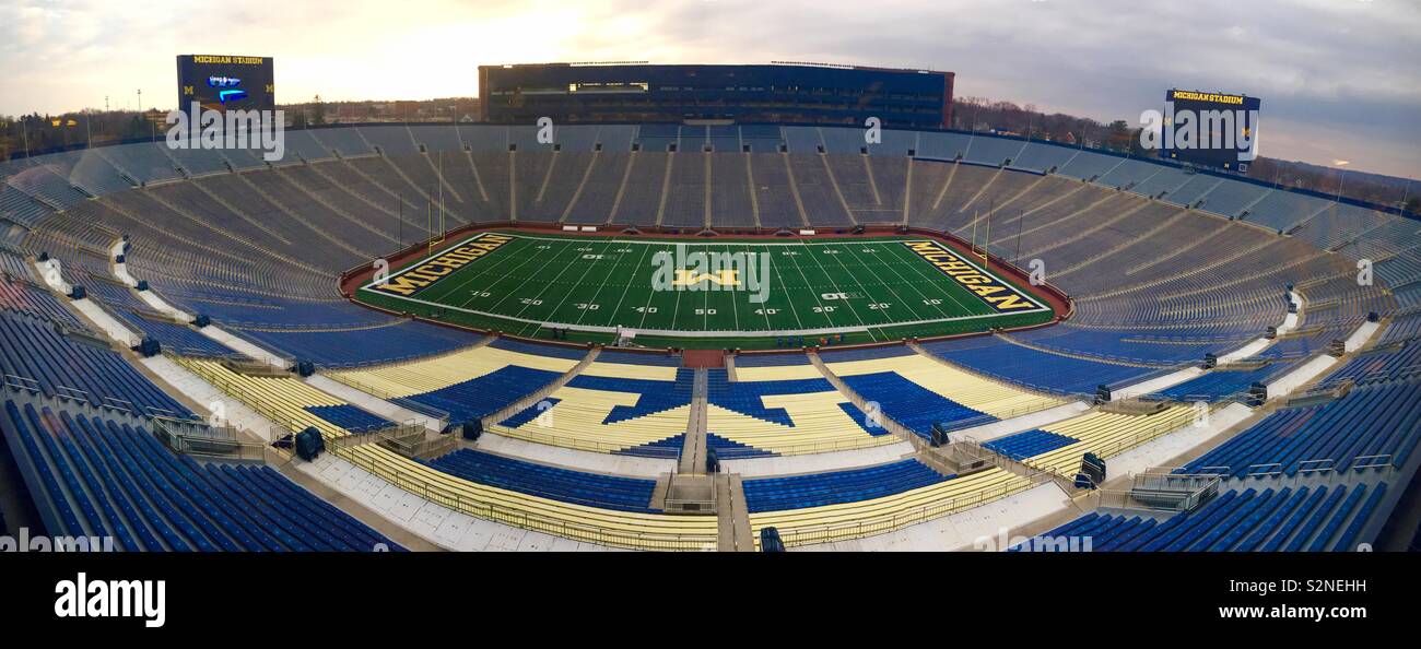 "La grande casa' - University of Michigan Football Stadium Foto Stock