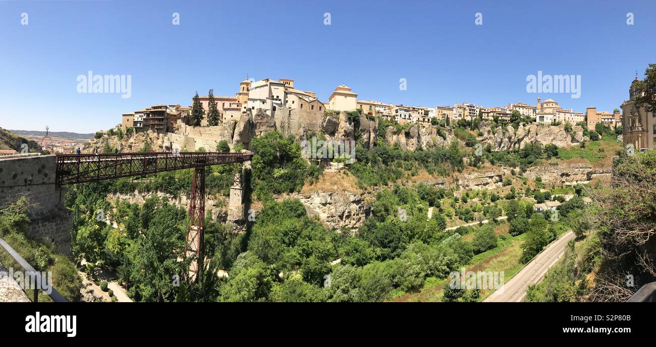 Vista panoramica. Cuenca, Spagna. Foto Stock