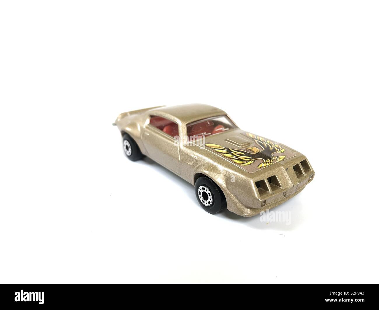 La Pontiac Firebird Matchbox giocattolo auto - Immagine stock catturata con smartphone