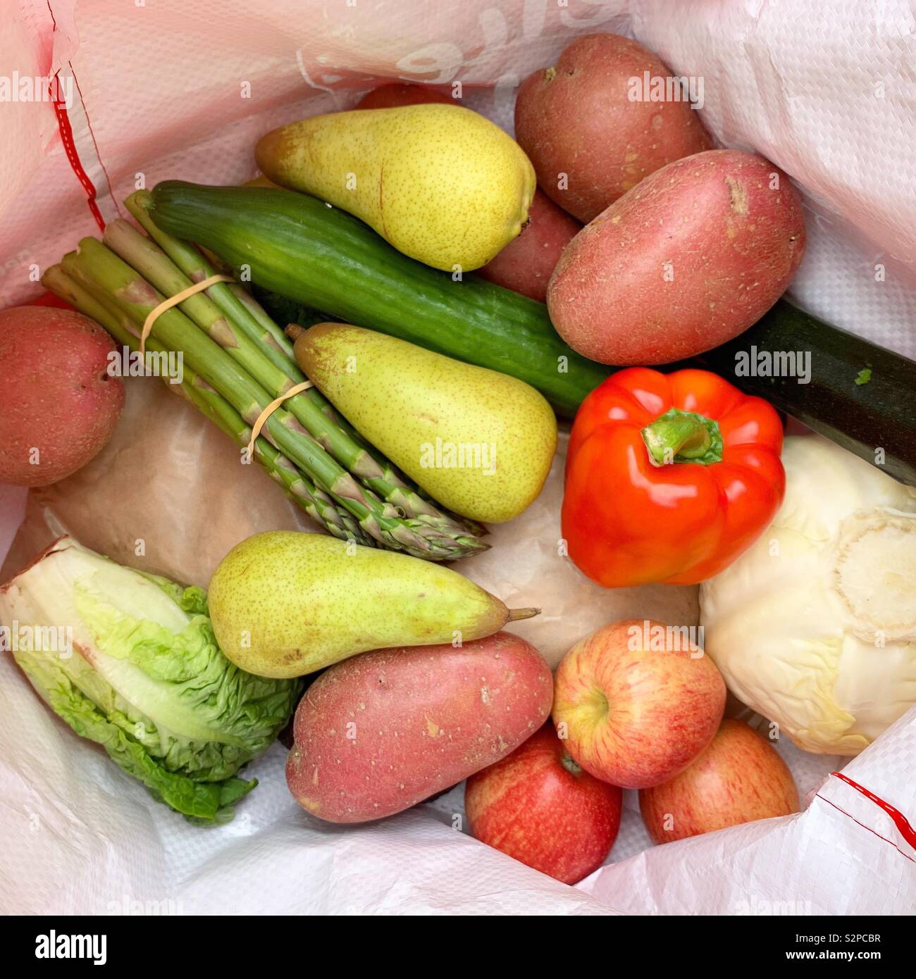 Plastica Shopping libero Foto Stock