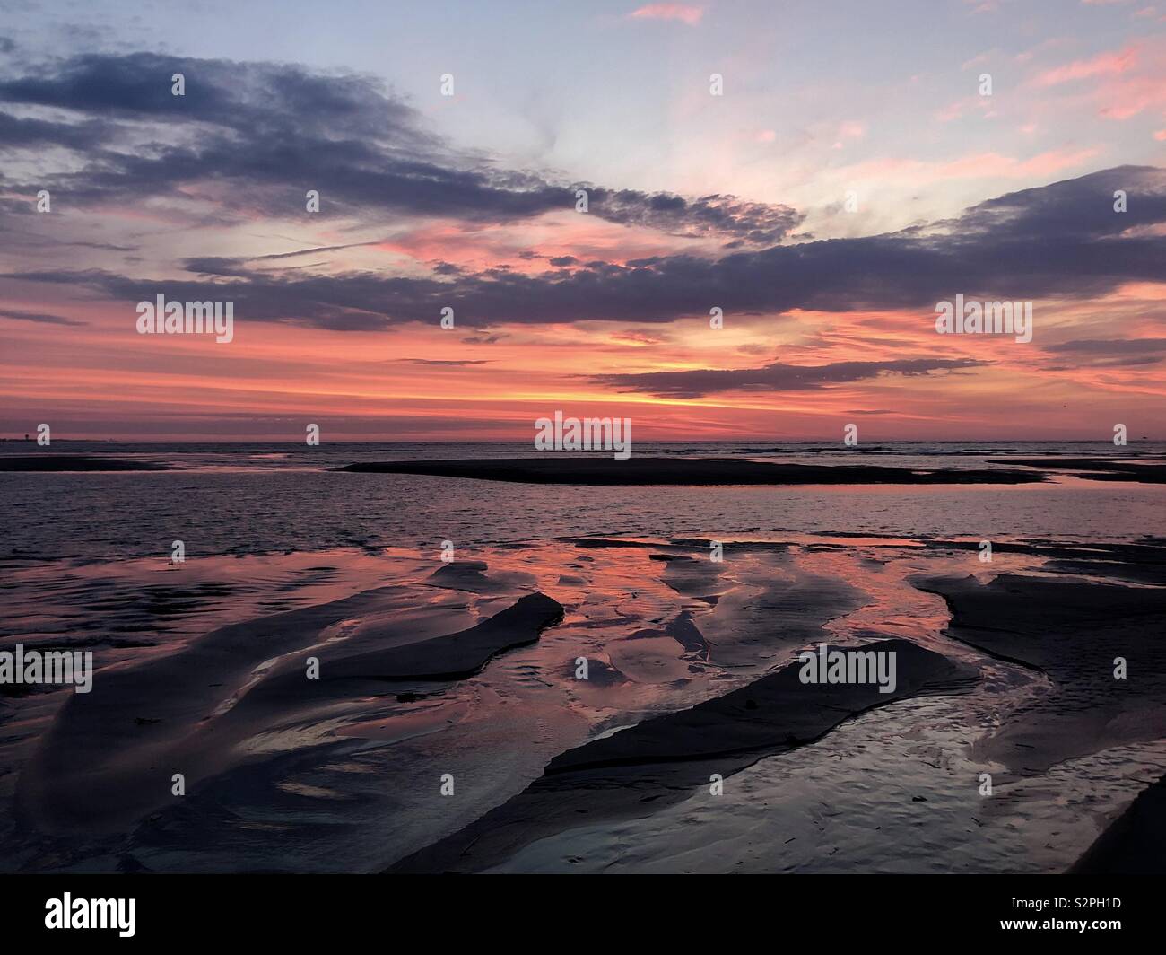 North Wildwood NJ Beach Foto Stock