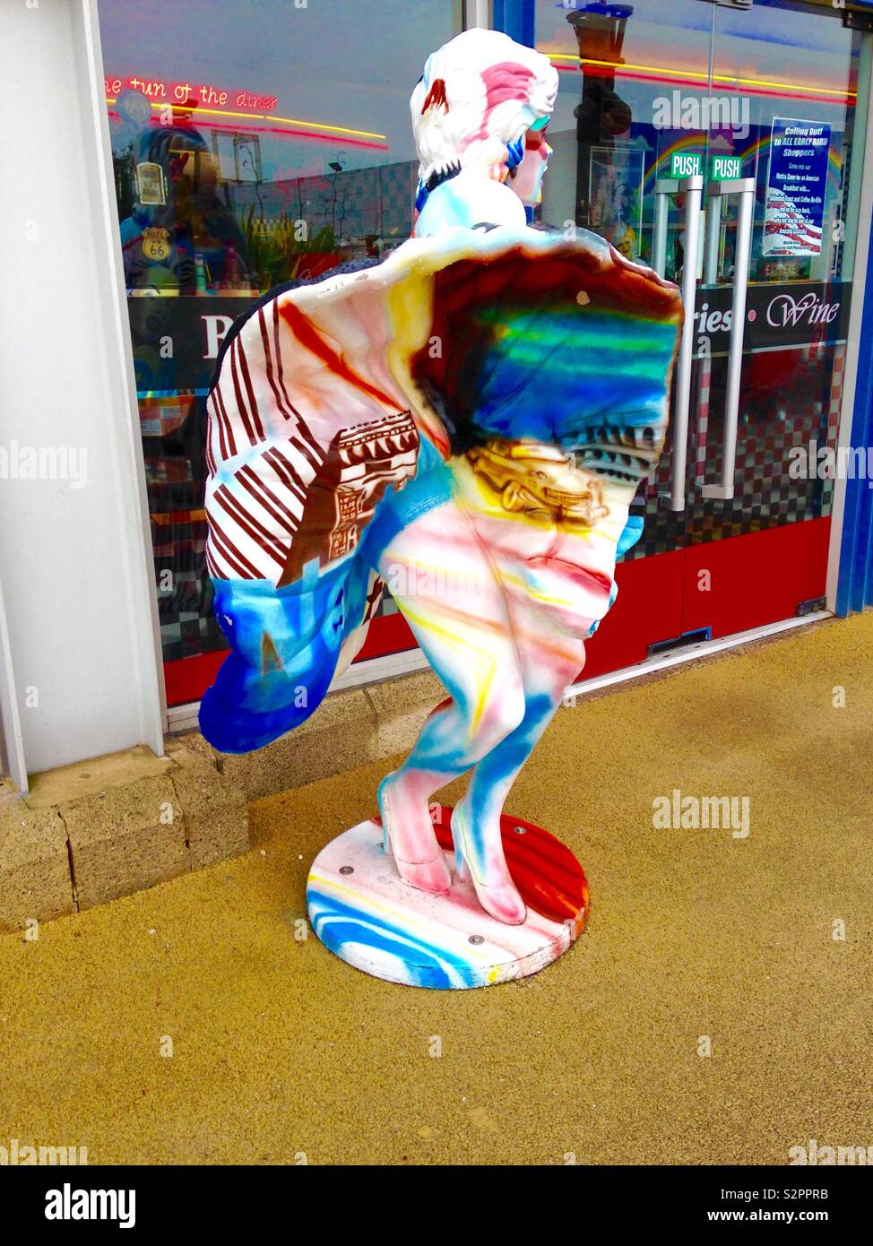 Marilyn Monroe - Immagine stock catturata con smartphone