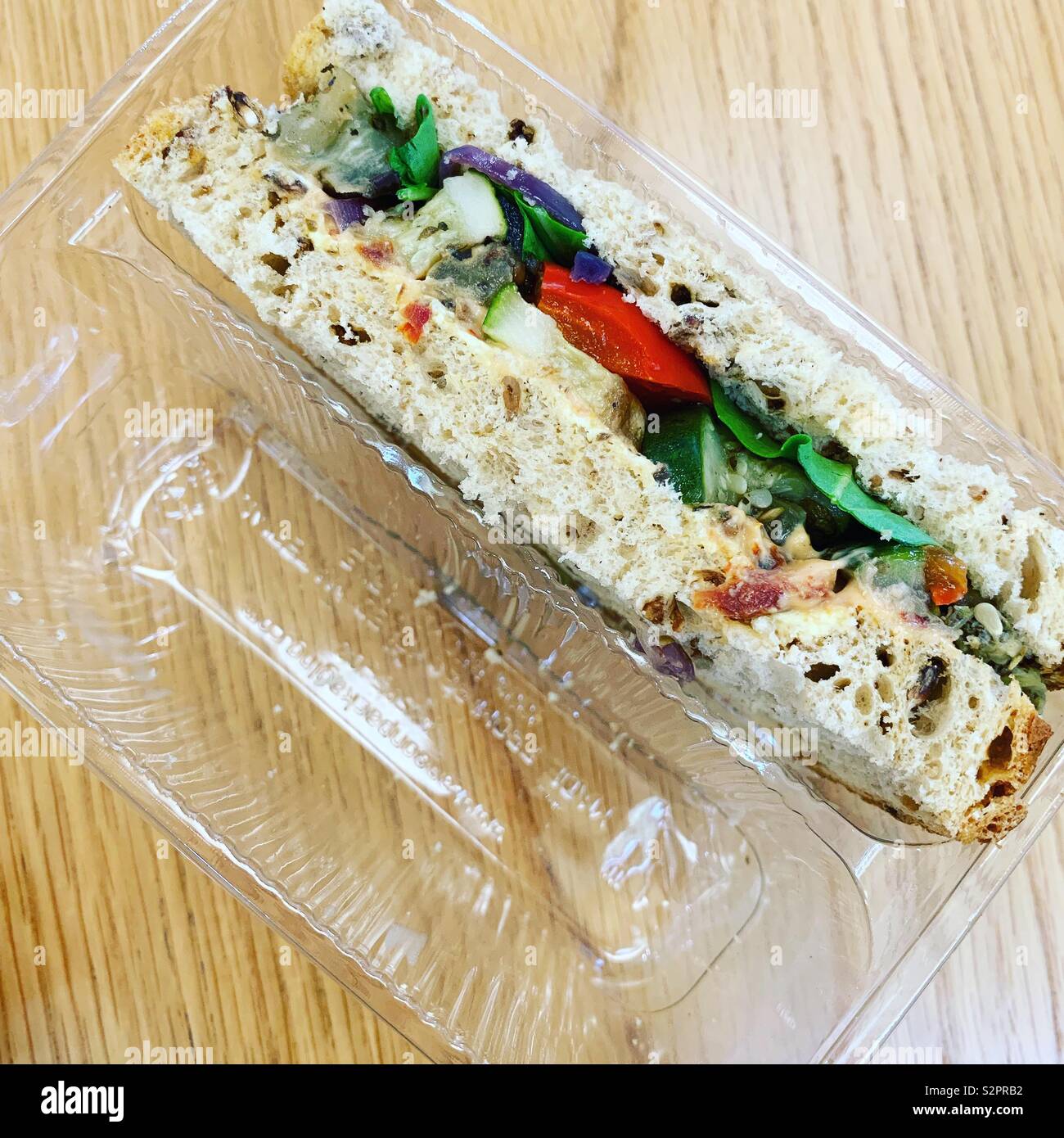 Plastica sandwich confezionati Foto Stock