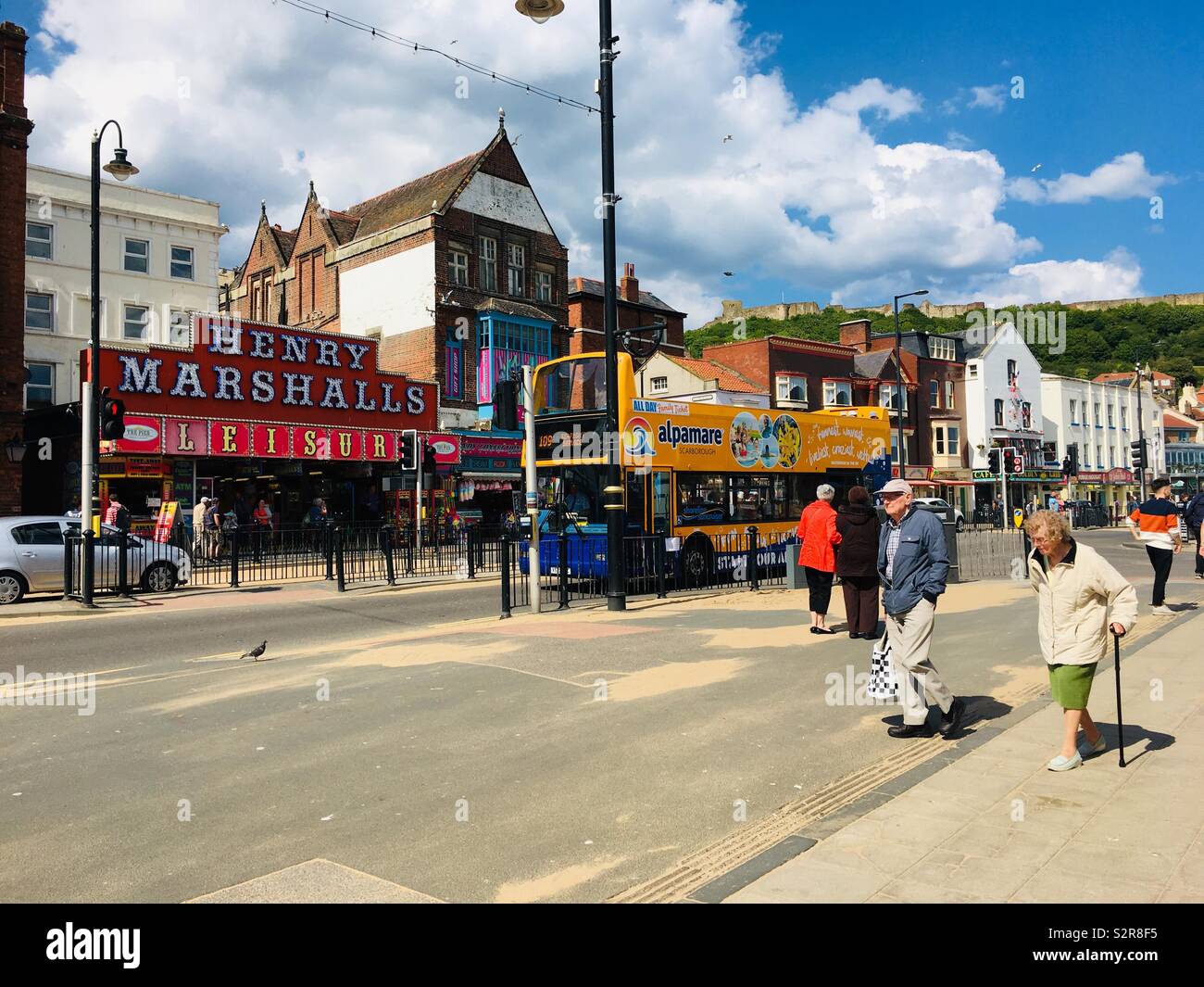 Scarborough cittadina balneare , Yorkshire, Regno Unito Foto Stock