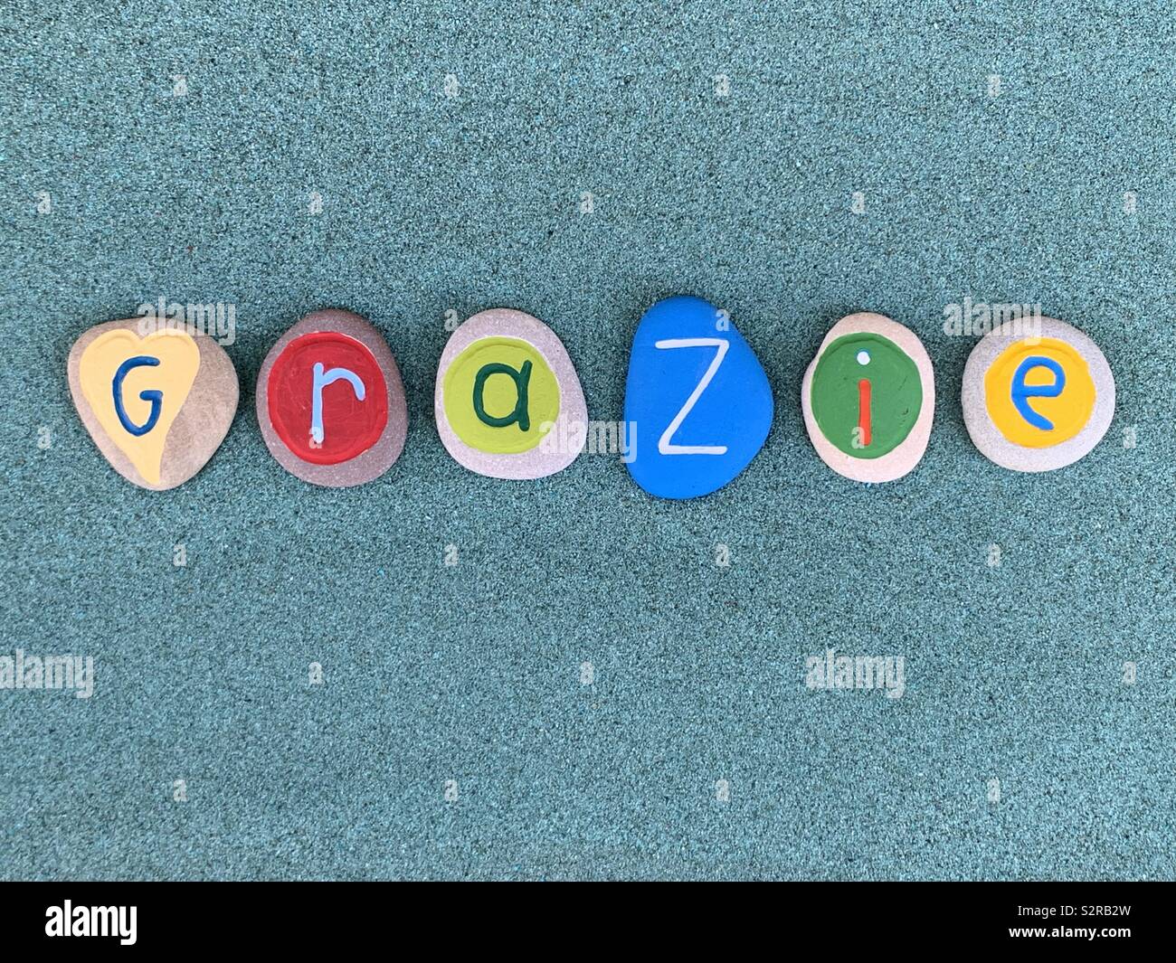 Grazie - Immagine stock catturata con smartphone