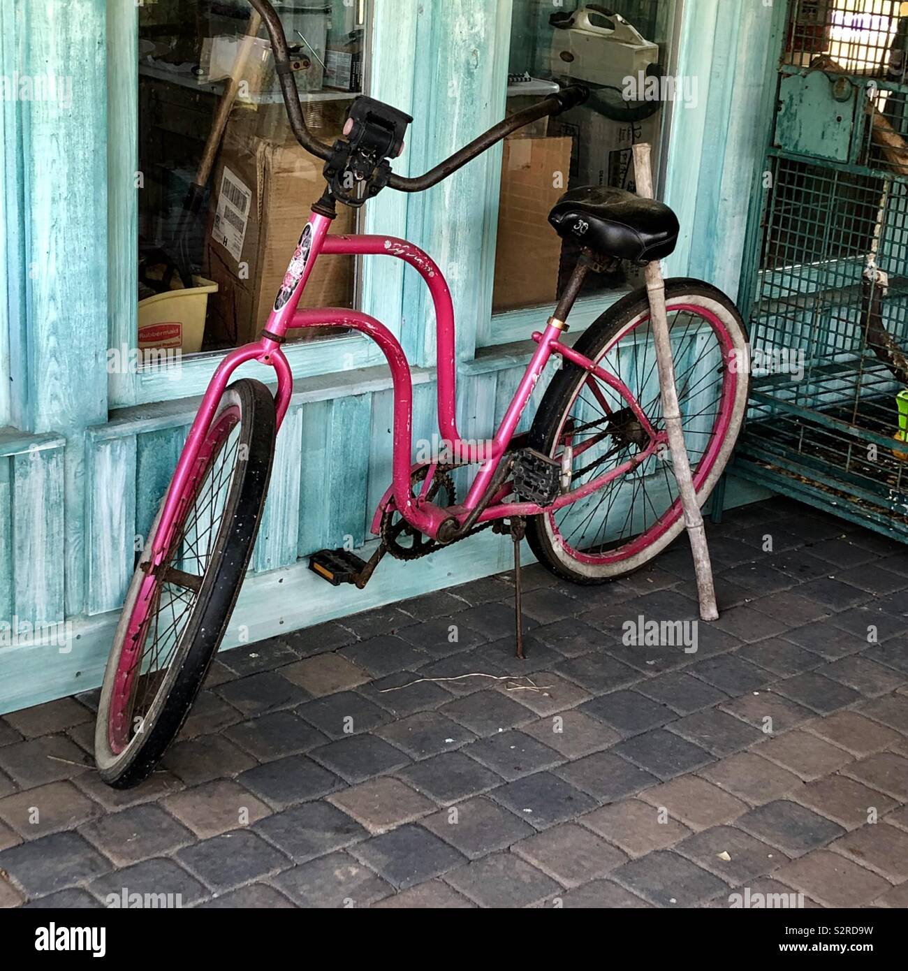 Classic Beach Cruiser bicicletta Foto Stock