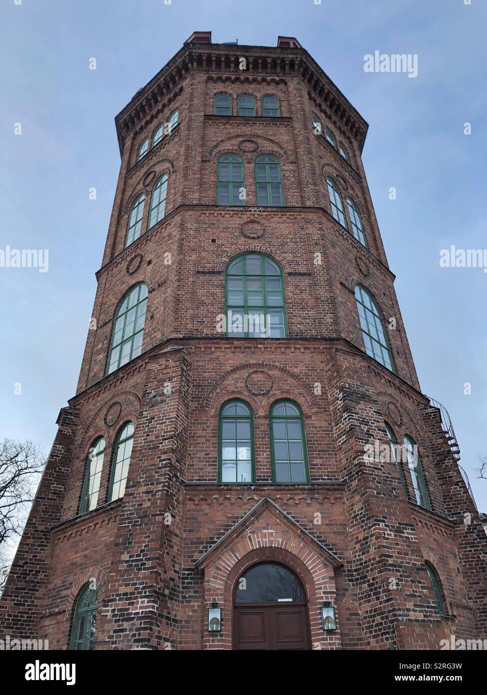 Skansen Park, Open Air Museum, Edificio a torre, Stoccolma, Svezia Foto Stock