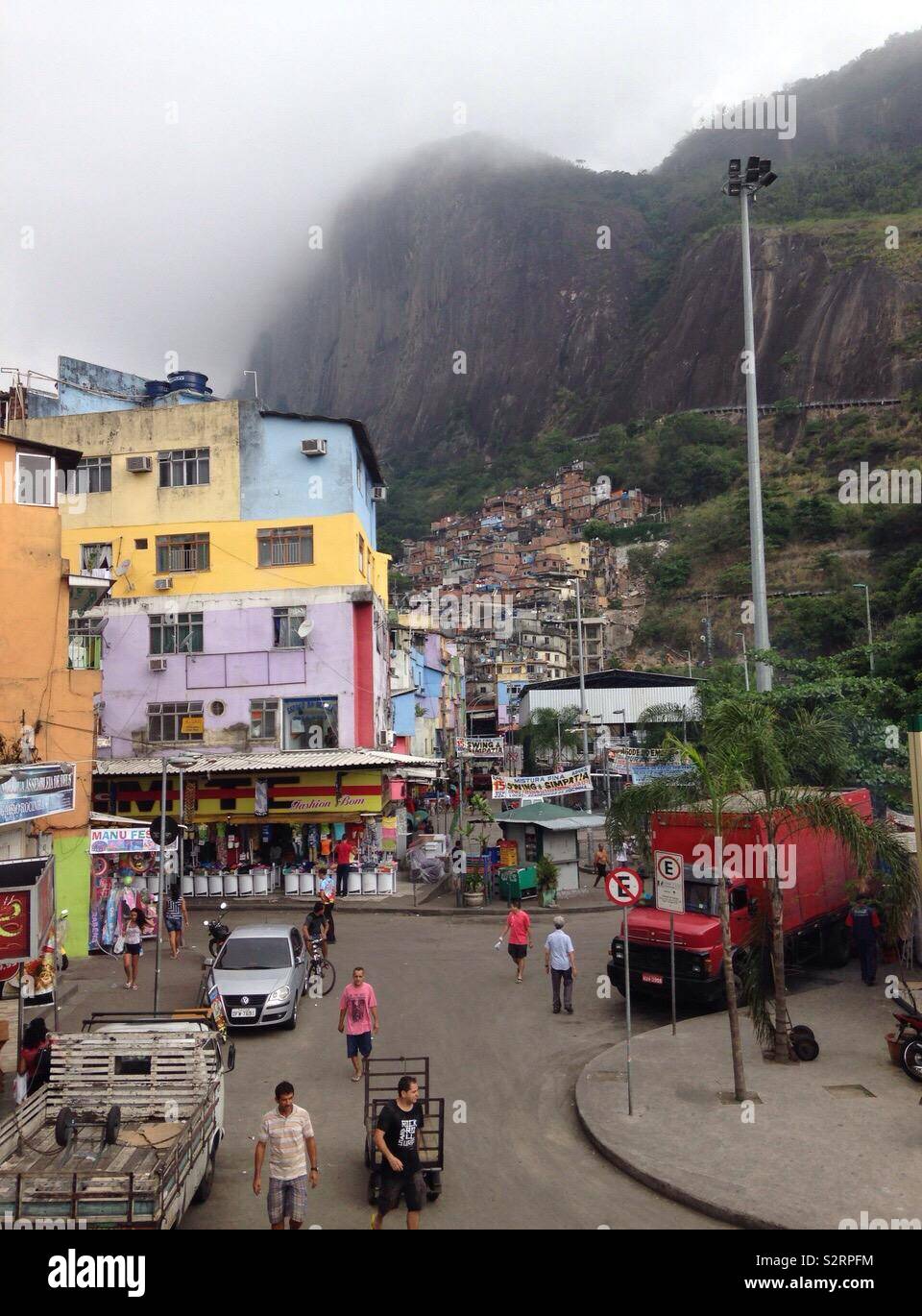 Favelas Brasile Foto Stock
