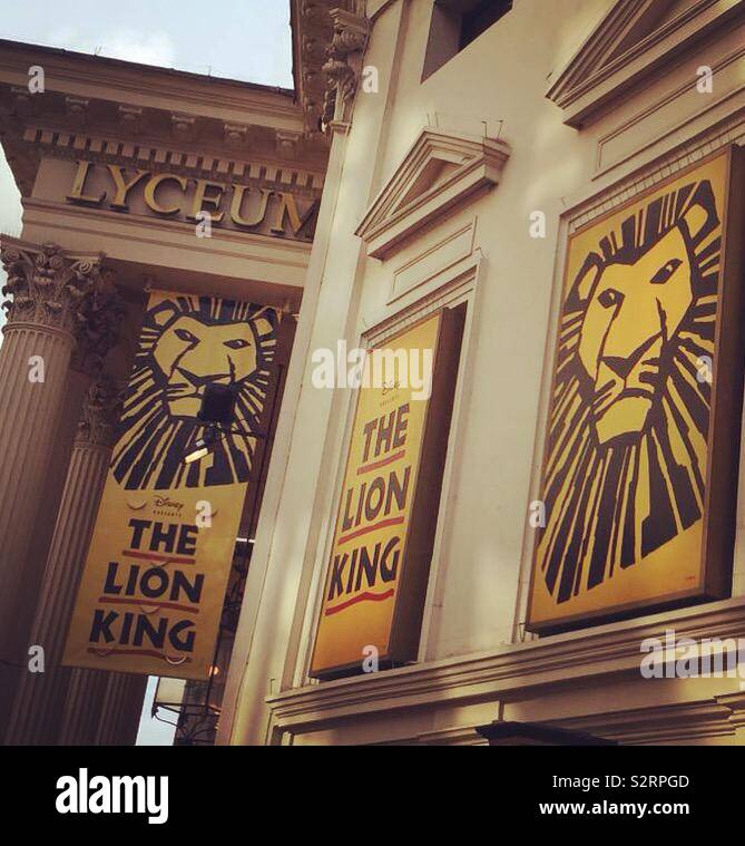 Lion King Theatre London Foto Stock