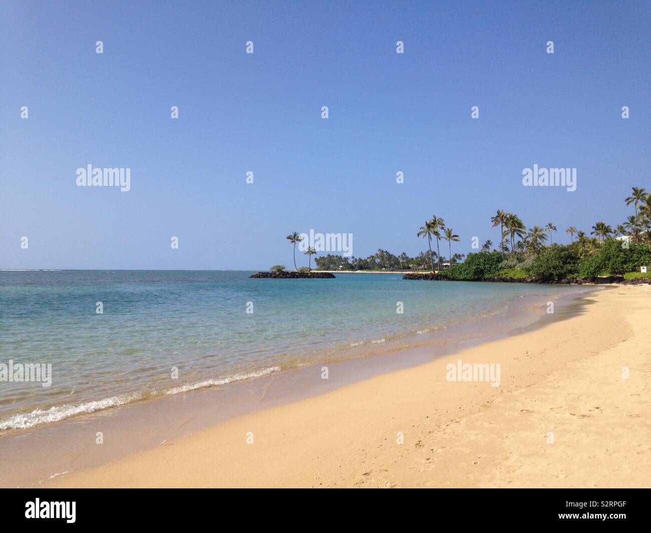 Spiaggia dell'Hawai Foto Stock