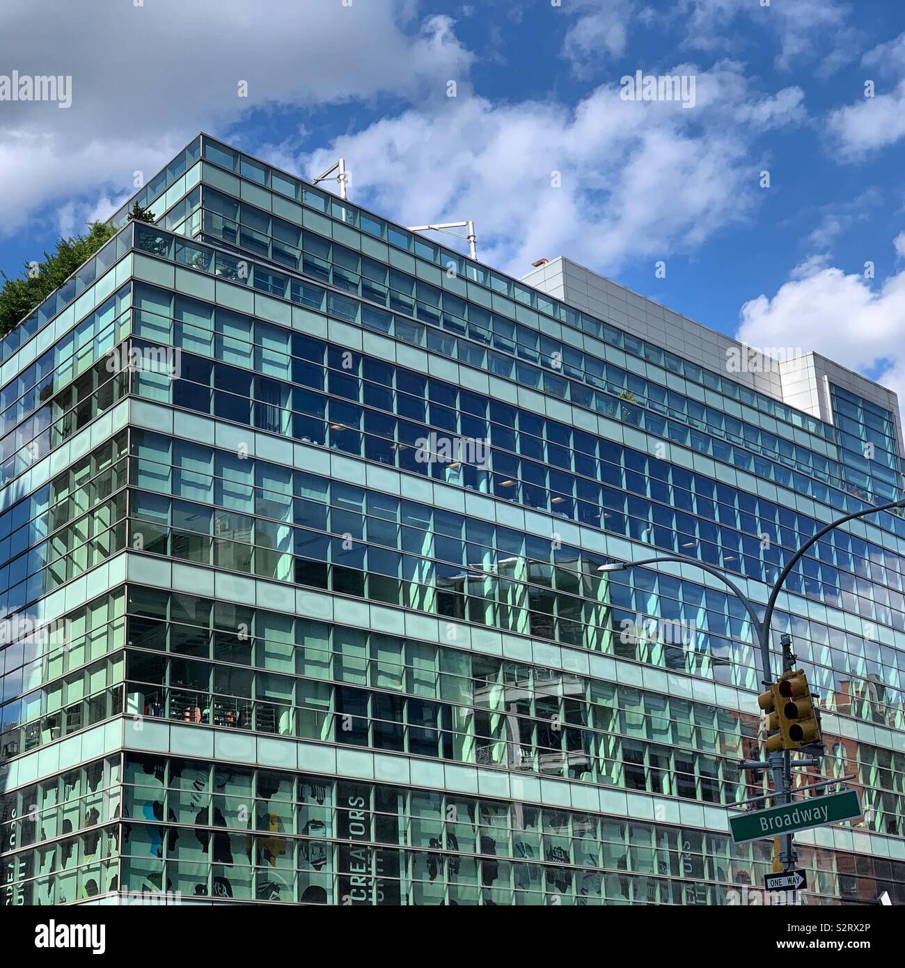 Un edificio a Houston Street a New York City Foto Stock