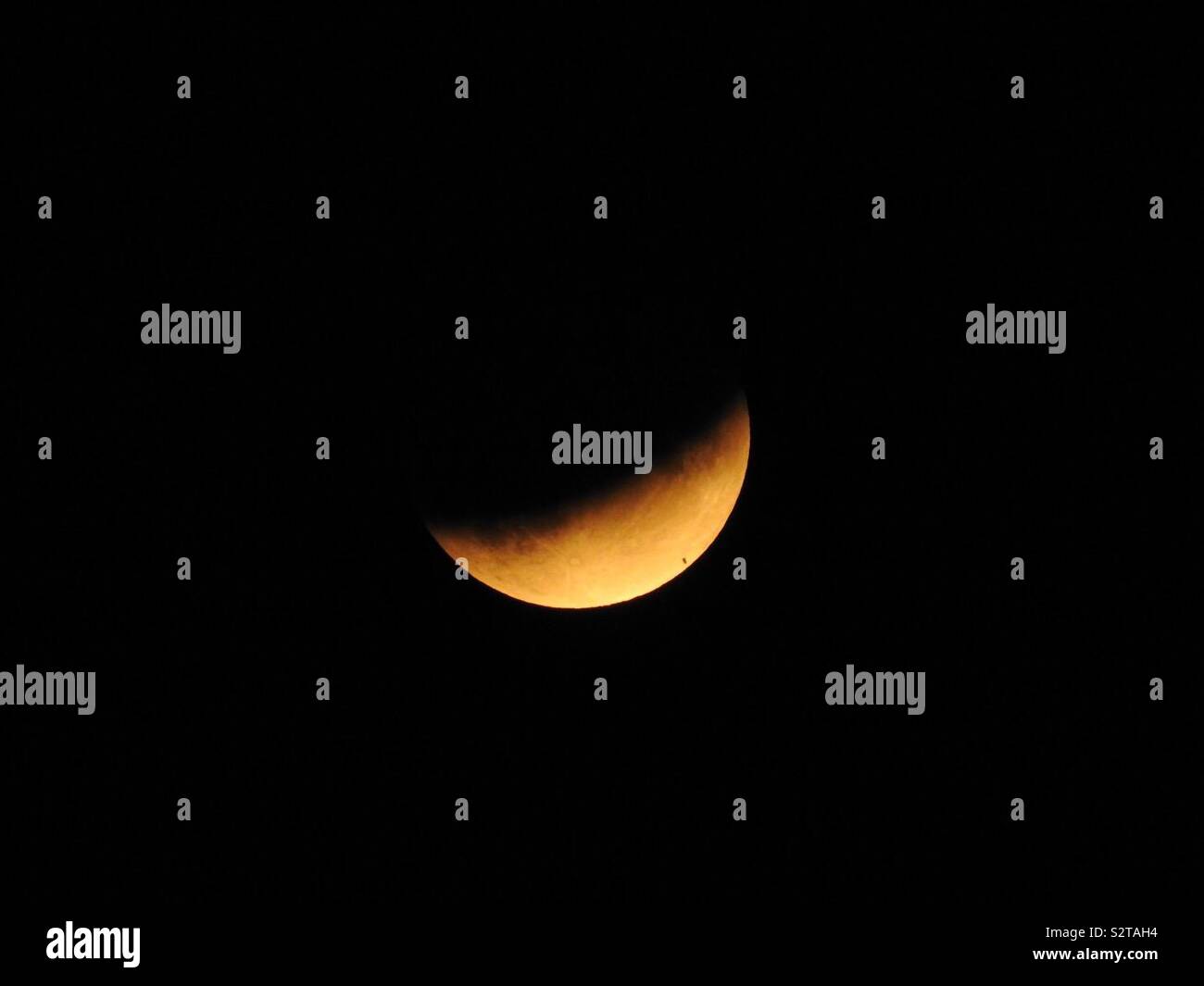 Lunar Eclipse Luglio 2019 Foto Stock