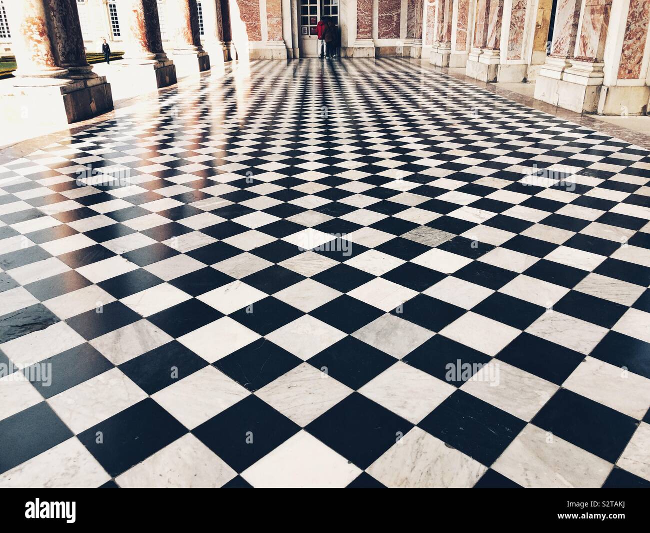 Pavimenti in marmo di Versailles Foto Stock