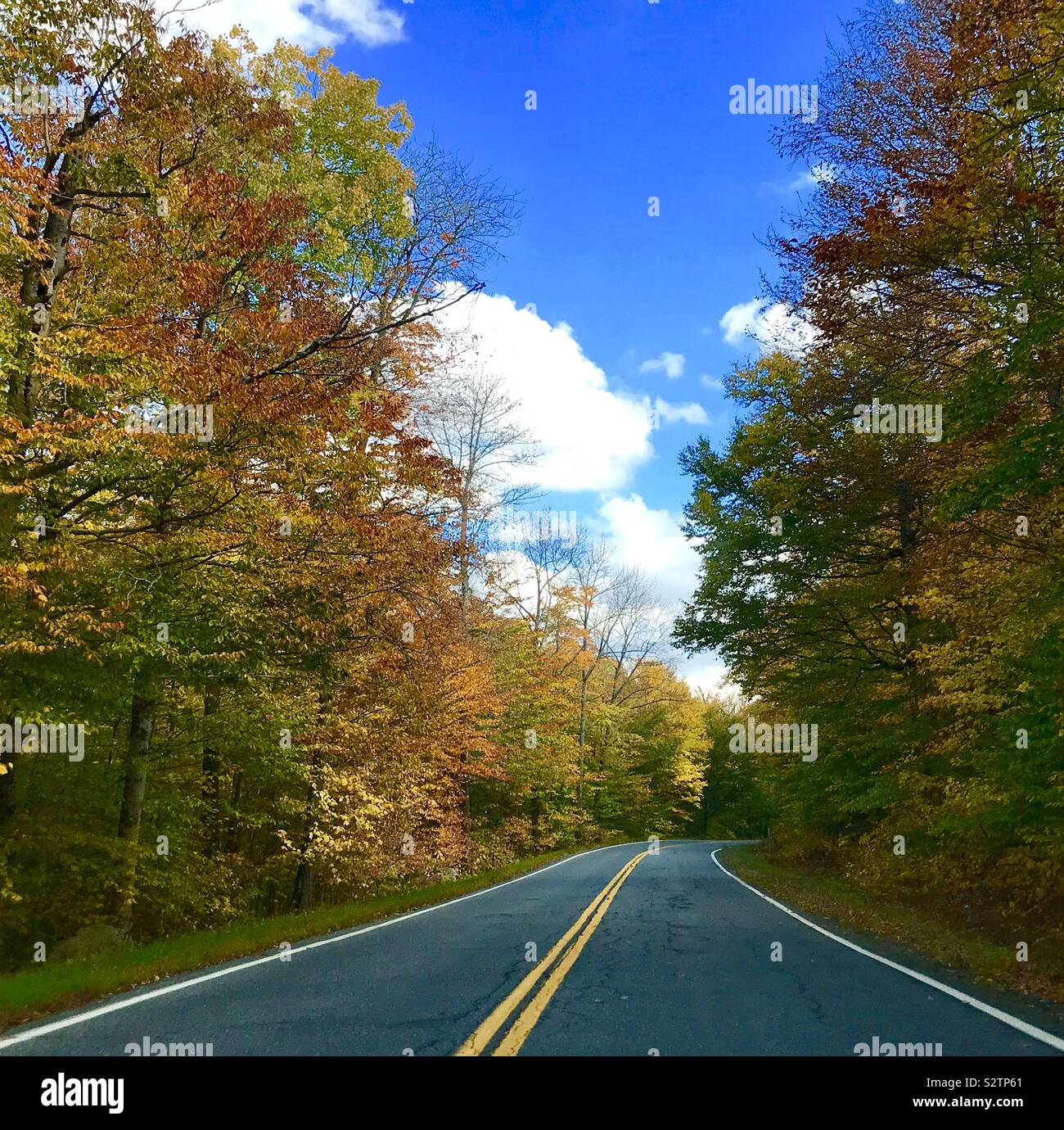 Vermont leaf peeping Foto Stock