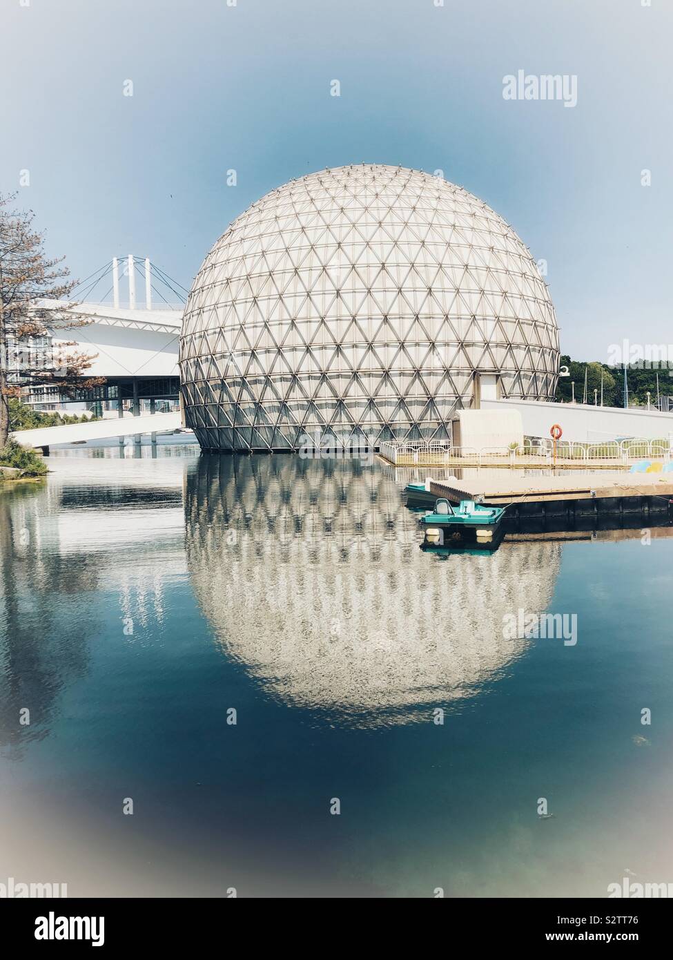 Ontario Place a Toronto in Canada. Foto Stock