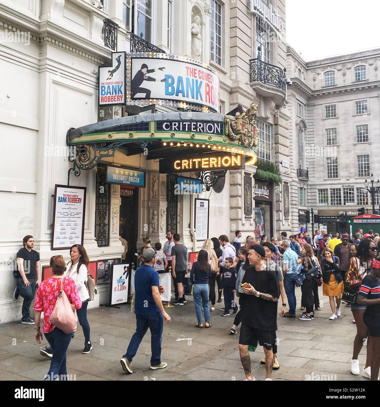 Criterion Theatre, Piccadilly Circus a Londra, Inghilterra, Regno Unito. Foto Stock
