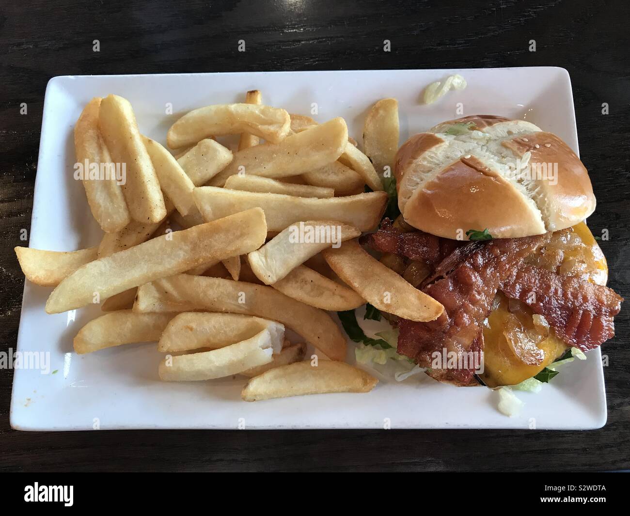 Un sano pranzo ...... Foto Stock