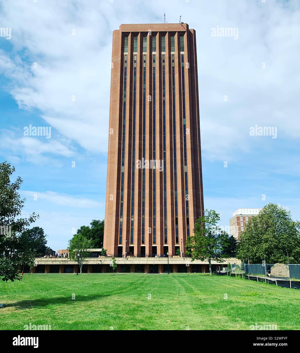 W. E. B. Du Bois biblioteca, University of Massachusetts Amherst, Amherst, Massachusetts, Stati Uniti Foto Stock