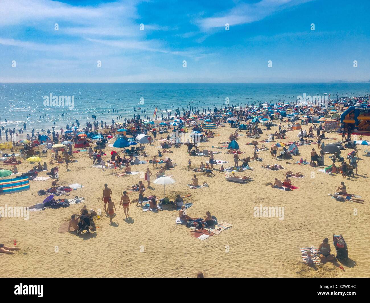 Bournemouth Beach Foto Stock